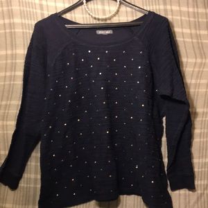 Navy blue sweater
